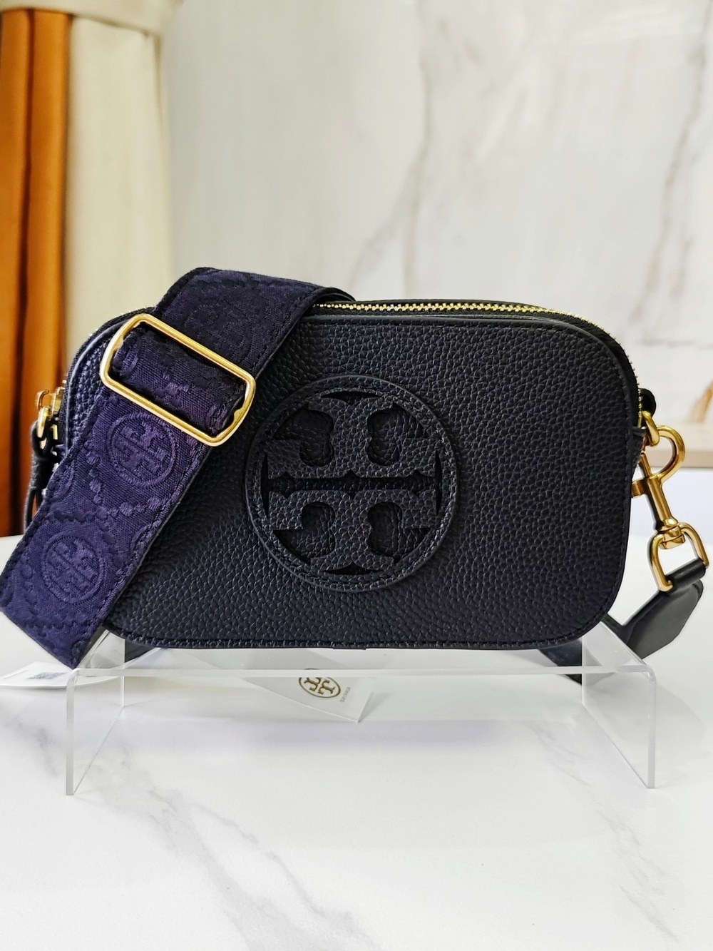 Tory Burch Black Mini Crossbody - Removable Strap